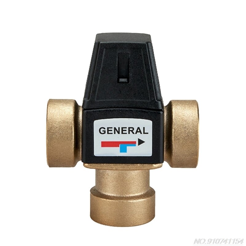 Solar Water Heater Val ve 3Way Thermostatic Mixer Val ve 3Way Male Thread Thermostatic Mixing Valv Bathroom D04 20: DN25-2