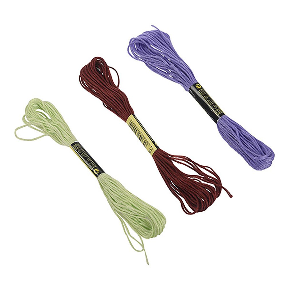 Embroidery Thread 100 Colors Embroidery Floss Cross Stitch Kit Premium Rainbow Embroidery DIY Threads Crafts Cotton Sewing Skein