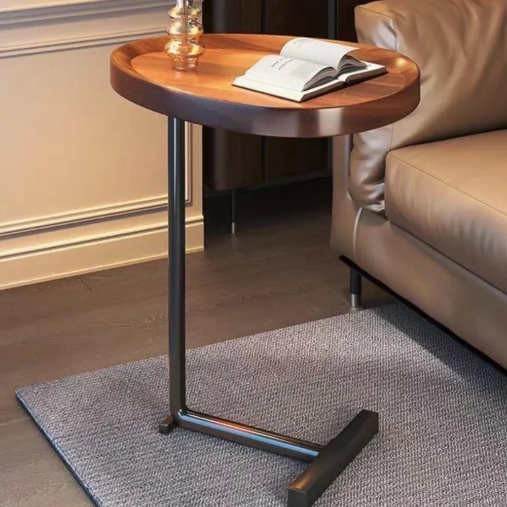 Soffbord sidobord c-formad soffa enkelt mobilt förvaringsskrivbord sänghörn liten soffa sidoskåp familjebord