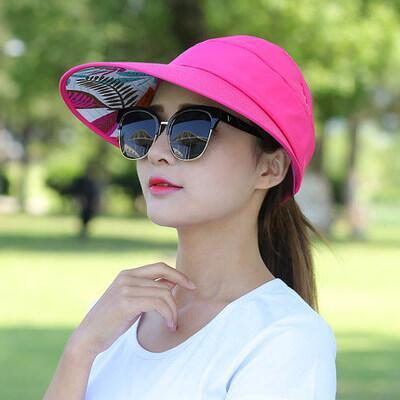 Chapeaux de soleil pour femmes, pare-soleil d'été, 1 pièce, pare-soleil avec grandes têtes, chapeau de plage à large bord, Protection Uv: 9