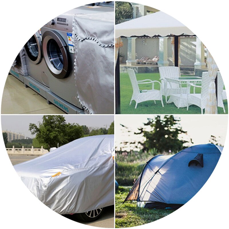 Tela Oxford impermeable 210D, tela resistente al agua, protector solar, parasol, parasol, tela de carpa, Material por metro