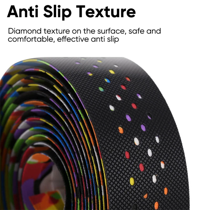 Cinta para manillar de ciclismo, cinta para bicicleta de grava de carretera, asas transpirables, correa para cinturón de barra, cinta antideslizante para bicicleta de carreras de velocidad, accesorios para cinturón
