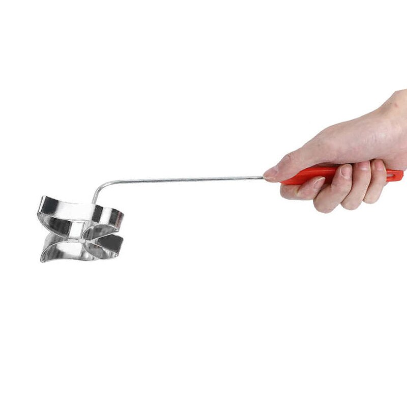 5Pcs Cast Rosette Iron Set Bunuelos Mold Met Handvat Timbale Mallen Gebak Gereedschap Achappam Mold Rozet Cookie Maker 0161C