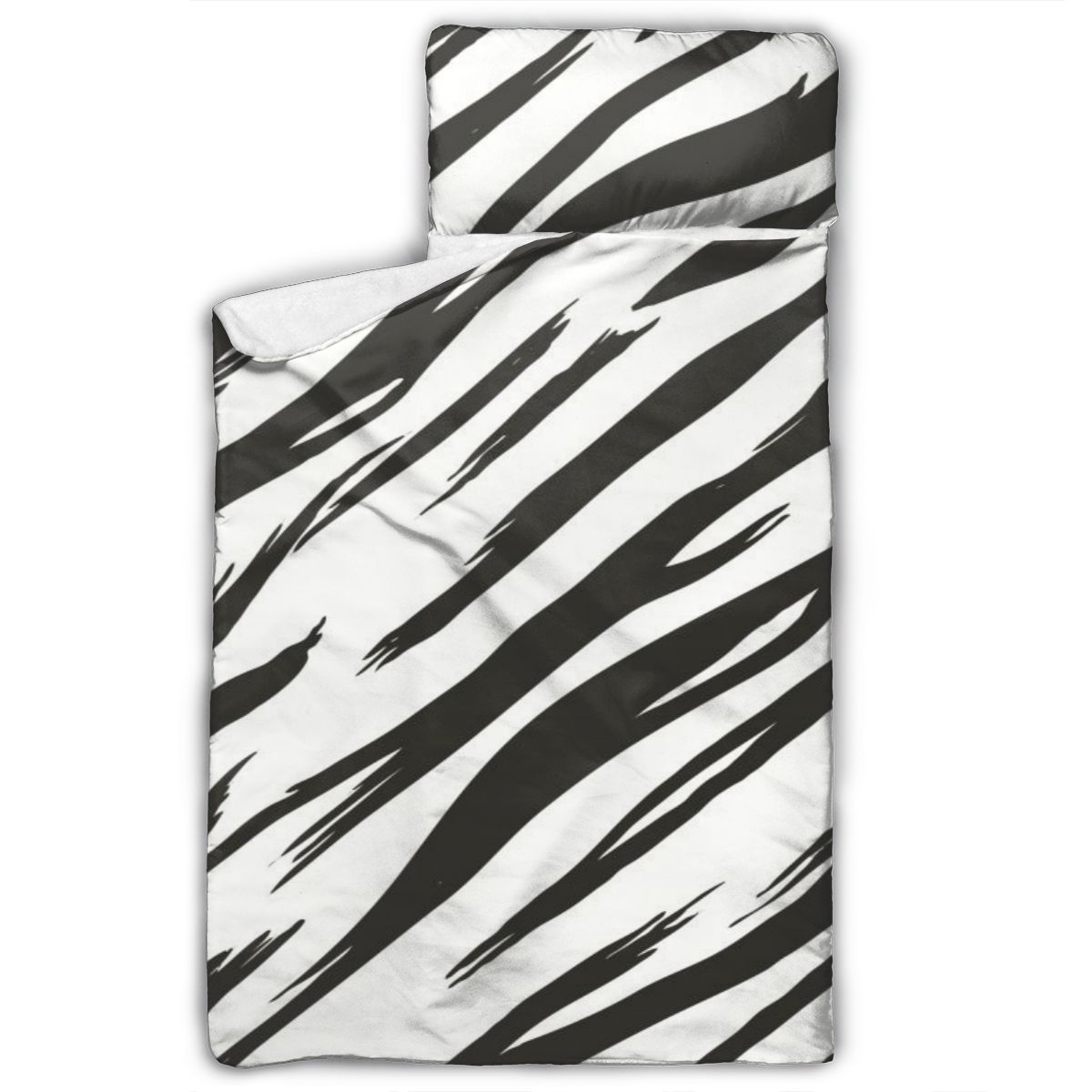 Drôle zèbre peau matelas enfant en bas âge sieste tapis de couchage maternelle enfants ensemble de literie avec oreiller: Default Title