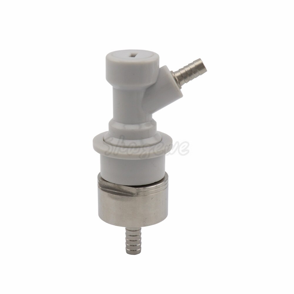 Beer Brewing Carbonation Cap Carbonator &amp; Ball Lock Connector fit soft PET drink bottles Homebrew Kegging: cap with gas