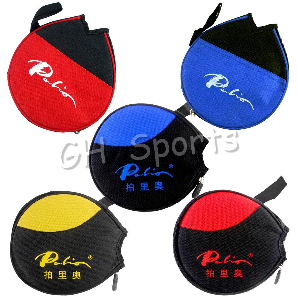 3x Palio Table Tennis Small Case Bat Cover for PingPong Racket Table Tennis PingPong Accessory Set 5 colour types