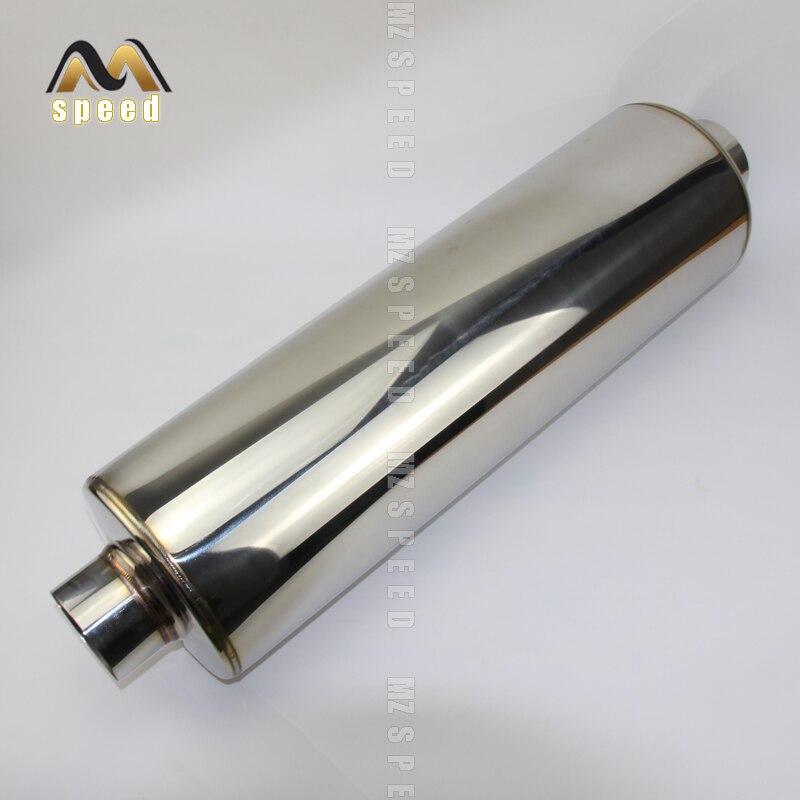 Auto parts exhaust pipe muffler general 76mm 304 stainless steel mesh small hole muffler exhaust pipe
