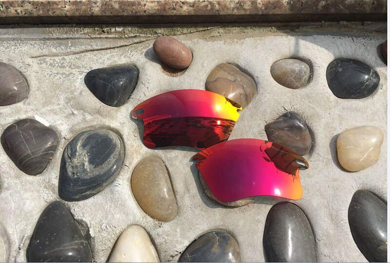 Kampire polariserede erstatningslinser til hurtig jakke xl solbriller - flere muligheder: Lilla rød