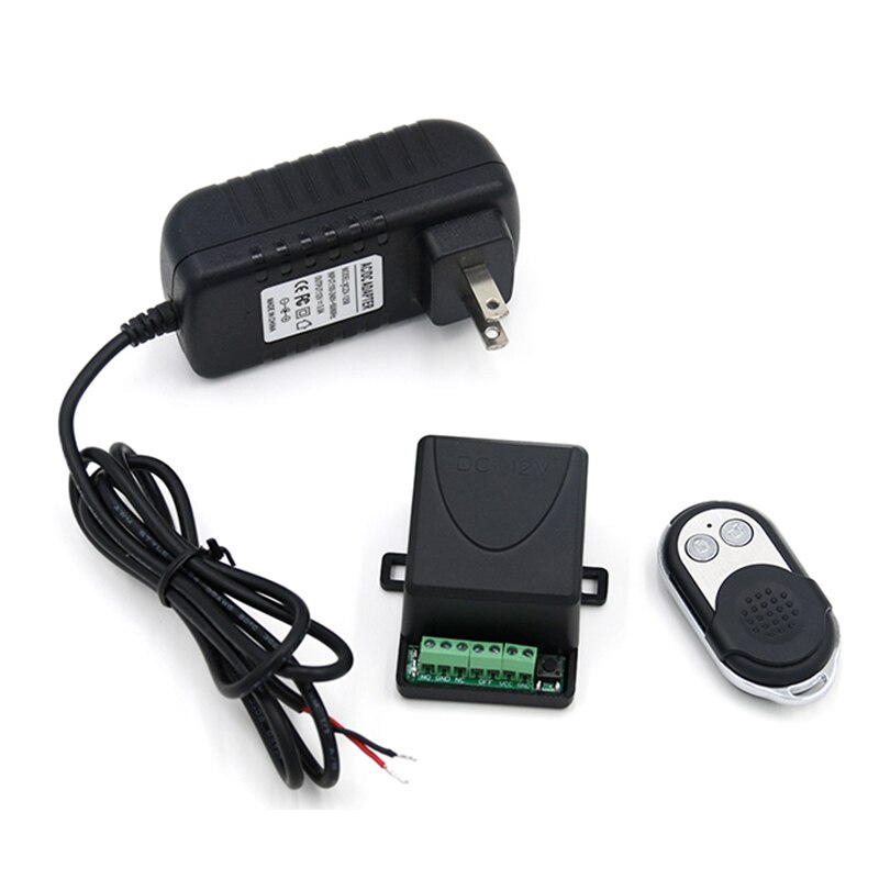 12V 433MHz Electric Lock remote control+remote unlock Door Access Switch Electric Control Lock Gateway Access Control System