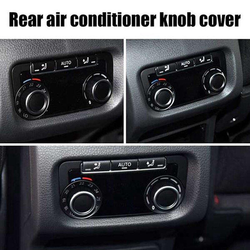 2 Stuks Achter Airconditioning Knop Ac Knop Warmte Schakelaar Knop Voor Sharan Auto Accessoires
