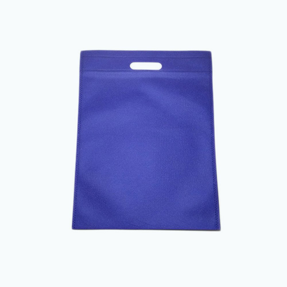 30x40cm Reusable Shopping Bag Non-Woven Fabric Bags Folding Shopping Bag: Blue