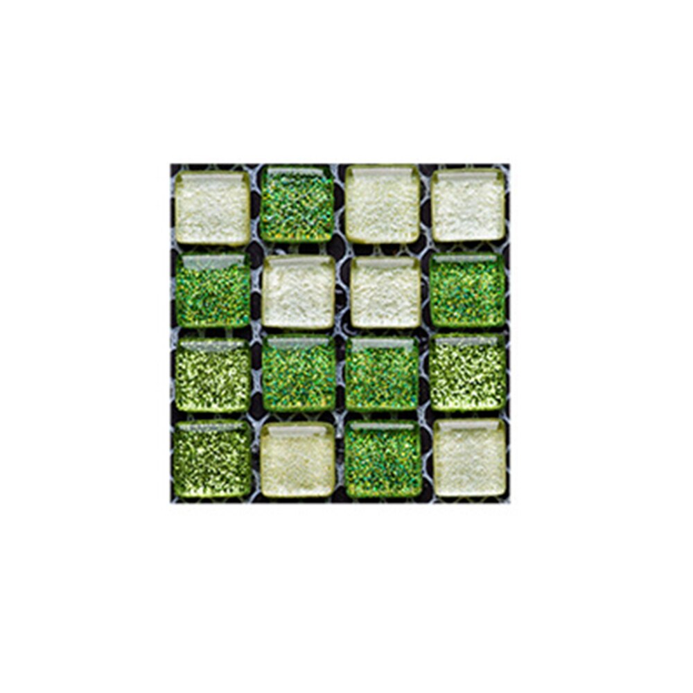 10 stk 10*10cm gør-det-selv italiensk stil mosaik vægklistermærker taljelinje køkkenklæbende badeværelse toilet vandtæt pvc vægklistermærke  #1: 7