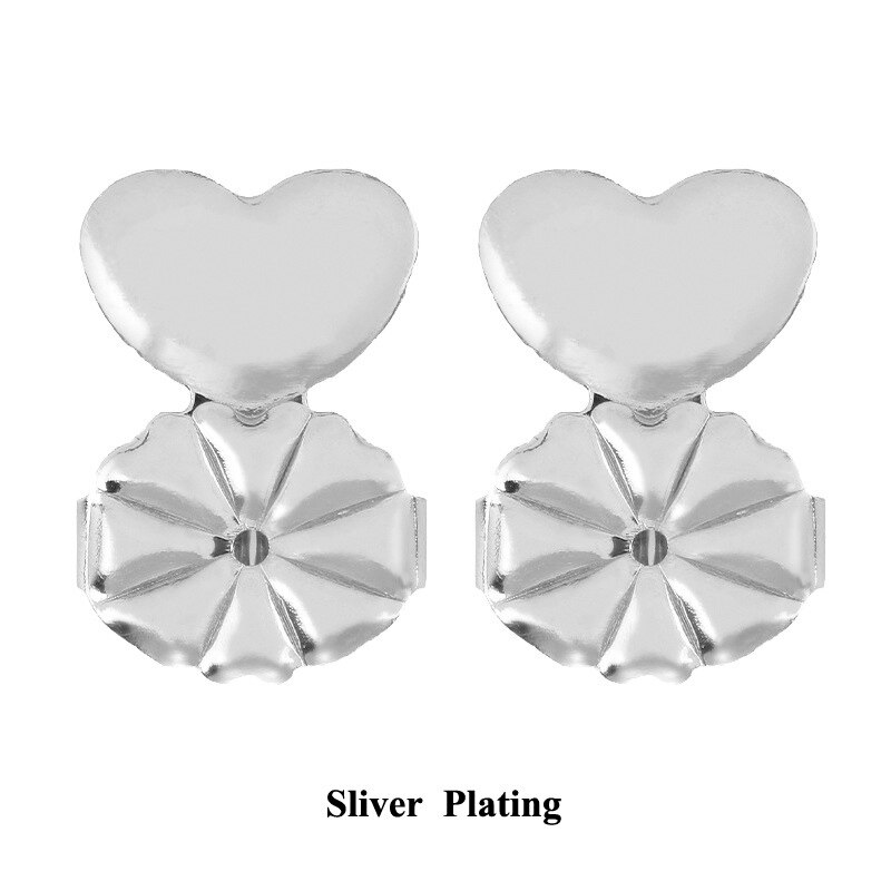 Nowe popularne Magic Bax Ear Studs urządzenie pomocnicze kreatywne nausznice Stud Buckle Lifter europejska i amerykańska biżuteria: A-Silver