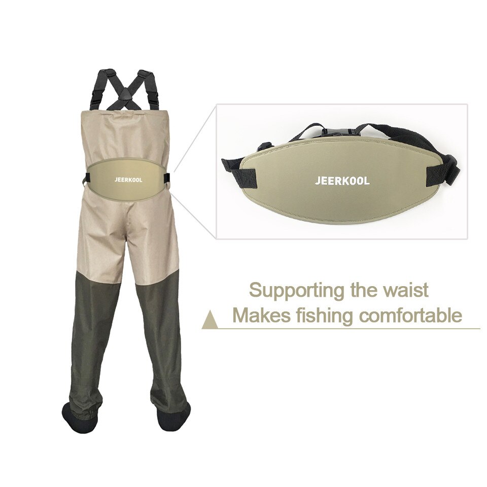 Flugfiske tillbehör bälte midjeband set för vadarbyxor hängande fiskekläder tillbehör eva nylon spänne material