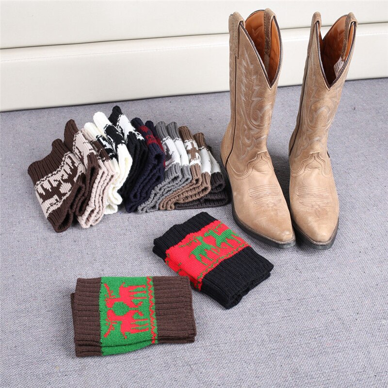 Damen Frauen Strick stricken tanzen Beinlinge Frauen Winter Warme Beinlinge Gestrickte Scoks Häkeln Lange Stiefel Socken