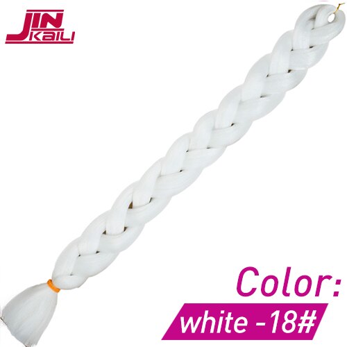 165g Synthetic Braiding Hair Single Ombre Color Glowing For Hair Synthetic Hair Extension Twist Jumbo: P4/27