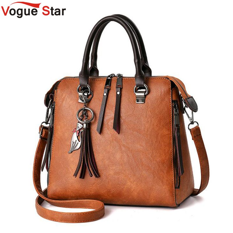 Dames handtassen met bontprint damestassen dames pu leren schoudertassen leuke tote bag bolsa  lb340