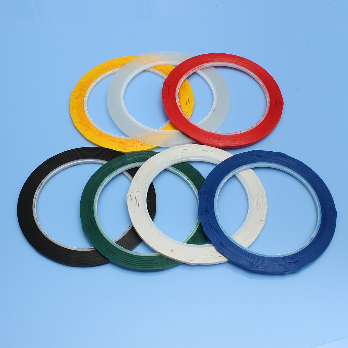 1pcs 3mm Length 13M Self Adhesive positioning tape marking tape whiteboard color discrimination warning drawing grid line