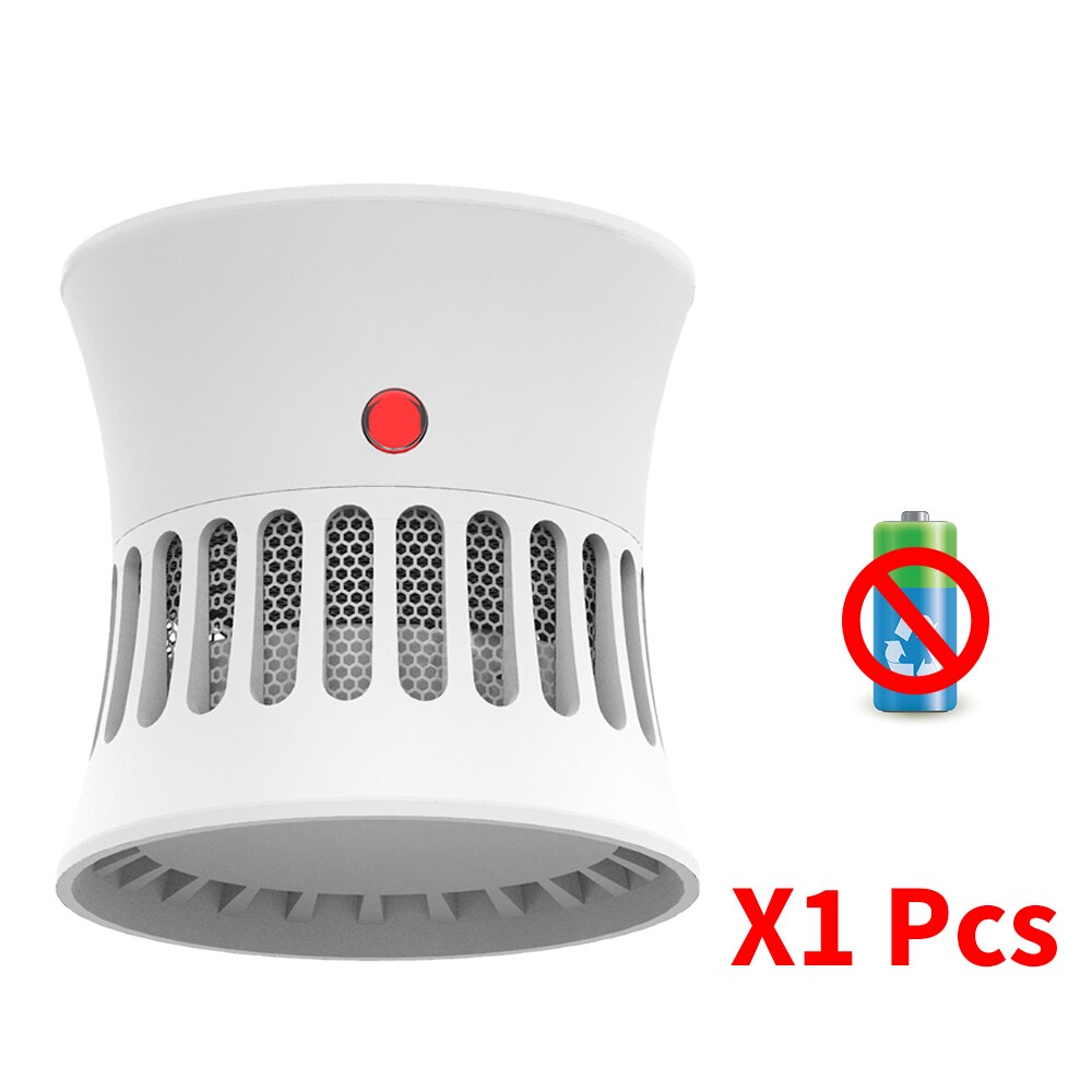 CPVAN Independent Smoke Detector Sensor High Sensitivity Fire Protection Home Security System Smoke Combination Fire Alarm: 1 X fire alarm