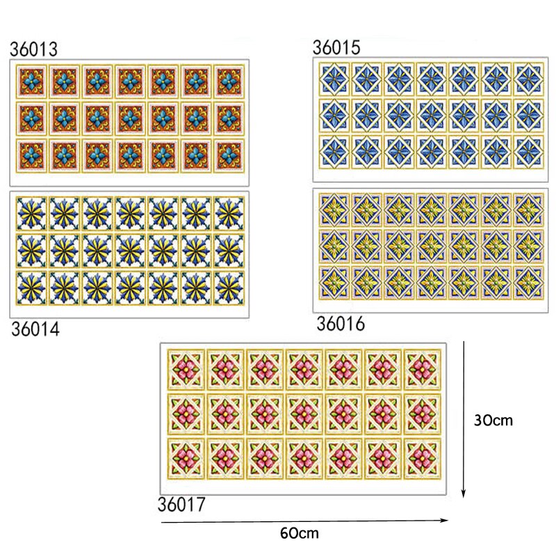21 stk diagonale veggklistremerker gulvfliser stue dekorasjon selvklebende vanntett kunst bad midje linje pvc veggdekor