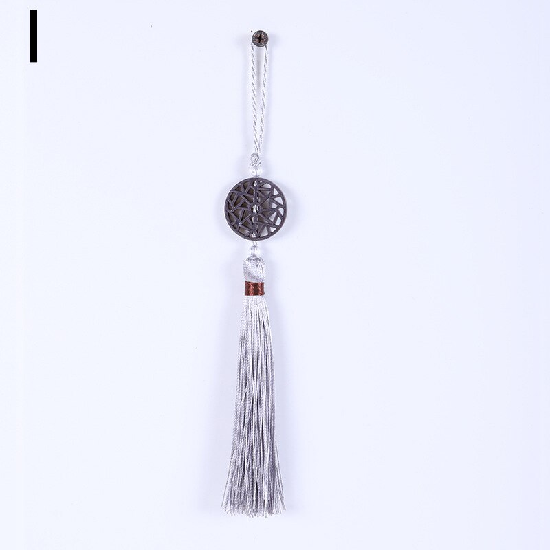 Accesorios de cortina de alta gama, borlas de imitación de madera con etiqueta pequeña hechas a mano, borlas de cortina chinas, orejas colgantes: I