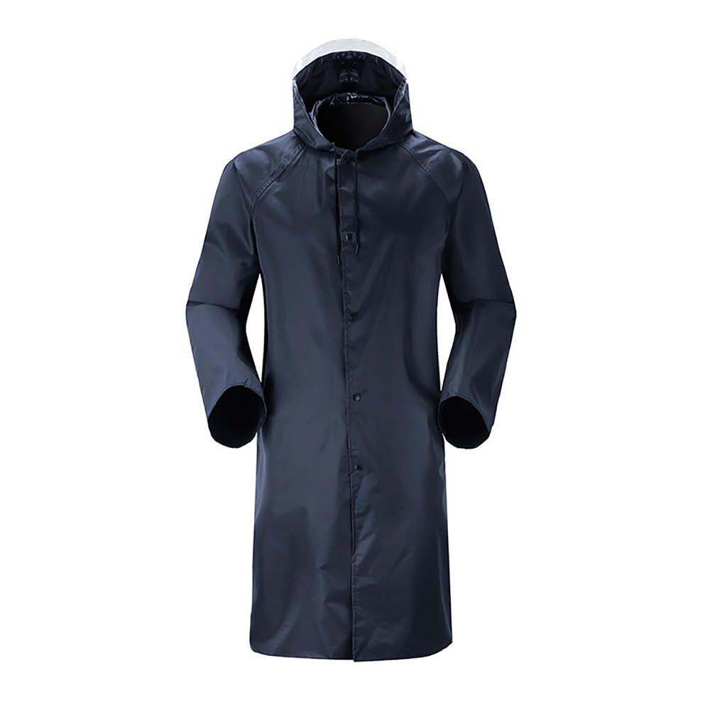 Rain Coat Light Raincoat Men Impermeable Waterproof Camping Trekking Hooded Long Sleeve Cloak Raincoat capa de chuva #2D03