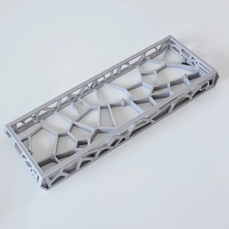 Holy60 Hollow Keyboard Case GH60 GT60 Mad60 Wooting60 M6 Custom Keyboard Shell White/red PC Gamer DIY Mechanical Keyboard: DARK GRAY