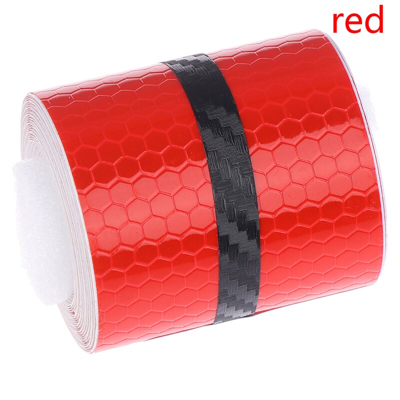 Cintas de advertencia para coches, camiones y motocicletas, pegatinas reflectantes, calcomanías para bicicleta, 5cm x 300cm: Rojo