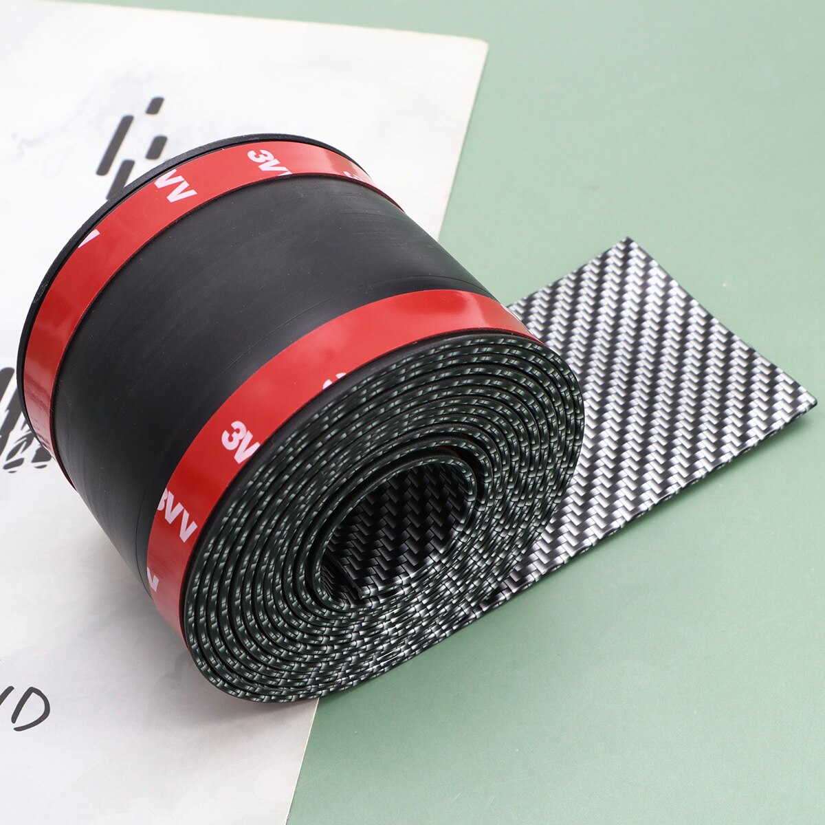 Auto Carbon Fiber Deur Smash Nuttig Duurzaam Auto Strip Bumper Auto Sticker Auto Sticker Voor Auto