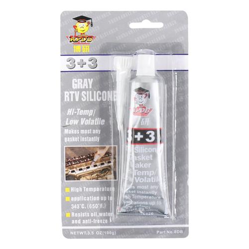 Sealant 3 + 3 High Temperature Silicone Rubber Automotive Non-adhesive Gasket Oil Resistant Waterproof Sealant For Engines: White