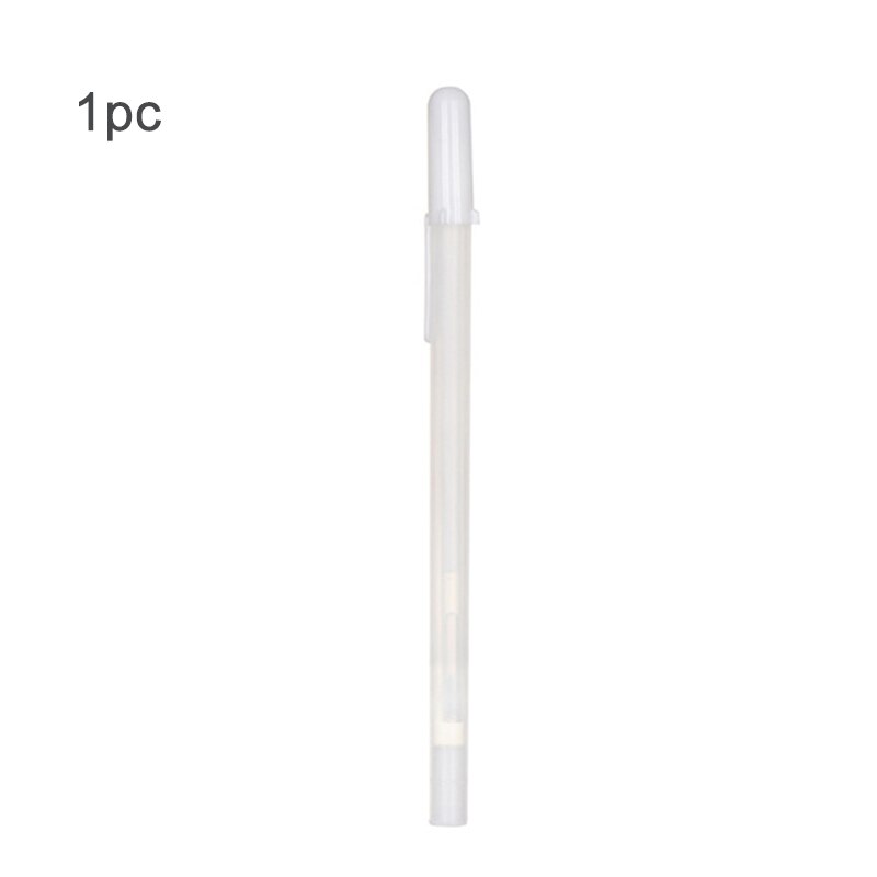 8mm White Highlighter Pen Liner Sketch Markers Scribble Pen Manga School Art Supplies Students: 1pcs