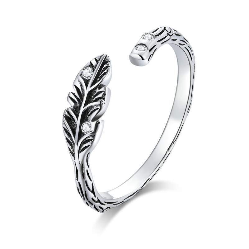 Bisaer 925 sterling sølv daisy blomst fingerringe til kvinder bryllup smykker billige ring smykker wer 7220: Ecr 639