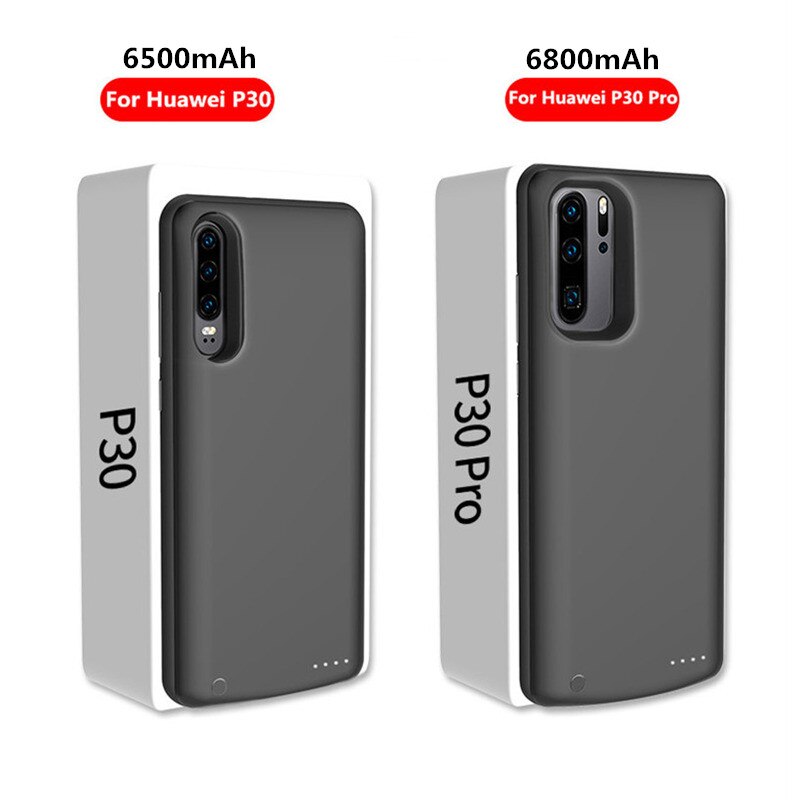 Externe Batterij Oplader Gevallen Voor Huawei P30 Pro Battery Case Backup Power Bank Opladen Cover Voor Huawei P30 Powerbank Case