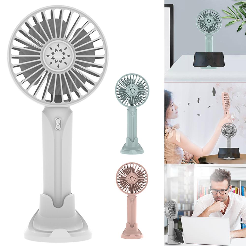 Zomer mini koelbox draagbare usb draagbare ventilator usb oplaadbare opvouwbare ventilator reizen buiten thuiskantoor stille bureauventilatoren