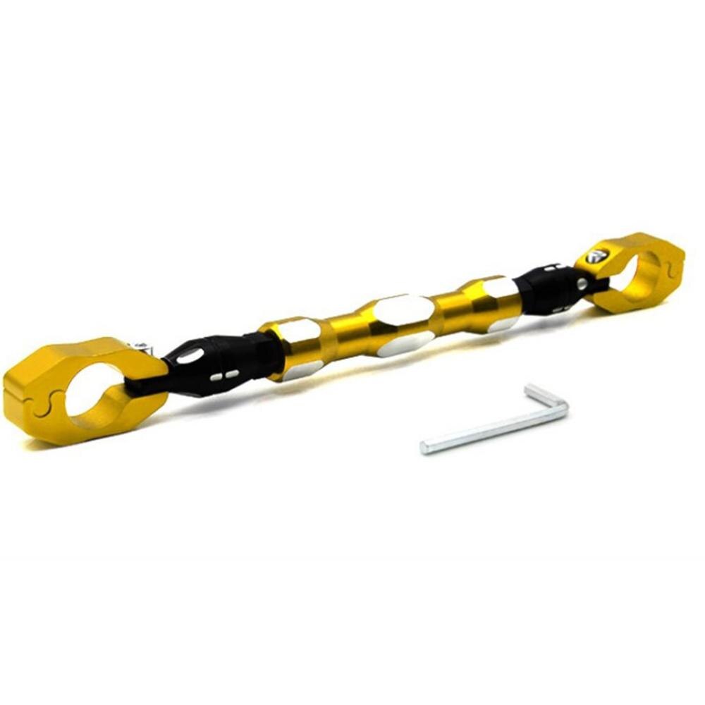 Motorcycle Reinforced Bar Modified Accessories Handlebar Reinforcement Bar CNC Off-road Vehicle Balance Bar: Gold