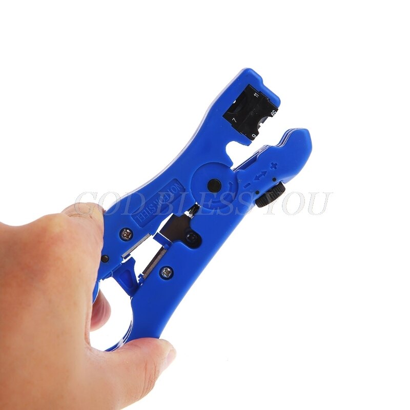 STP UTP Cat5 Cat6 Wire Coaxial Stripping Tool Flat/Round Cable Stripper Cutter