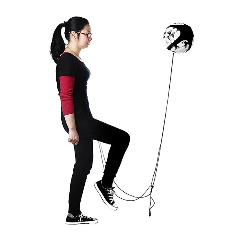 Adult Kids Football Self Training Kick Practice Trainer Adjustable Waist Belt Football Ball Bag