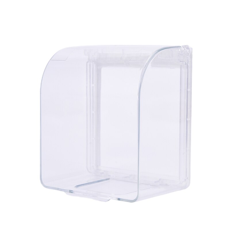 Universal vandtæt 86 type stikkontakt plade panel switch box cover prote: Gennemsigtig
