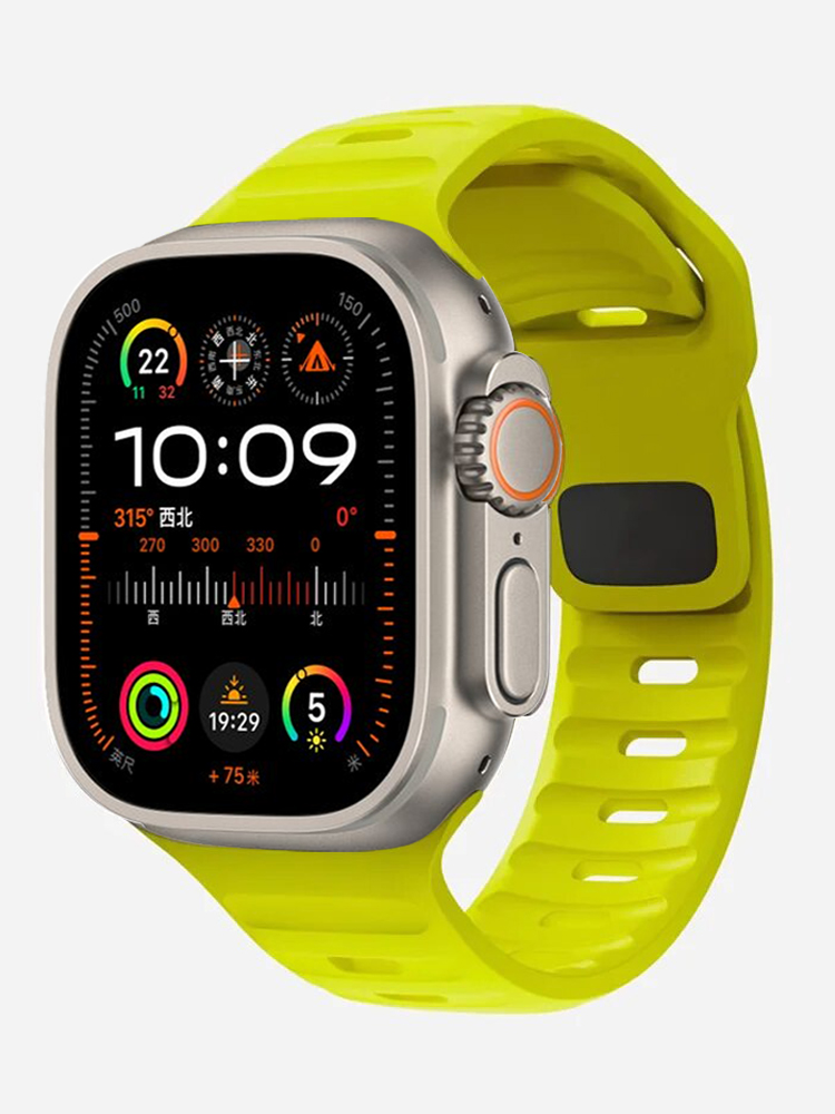 Silicone Strap For Apple Watch ultra Band 49mm 45mm 44mm 42mm 40mm 41mm 38 45 mm correa bracelet iwatch Series 9 8 7 6 5 4 3 se