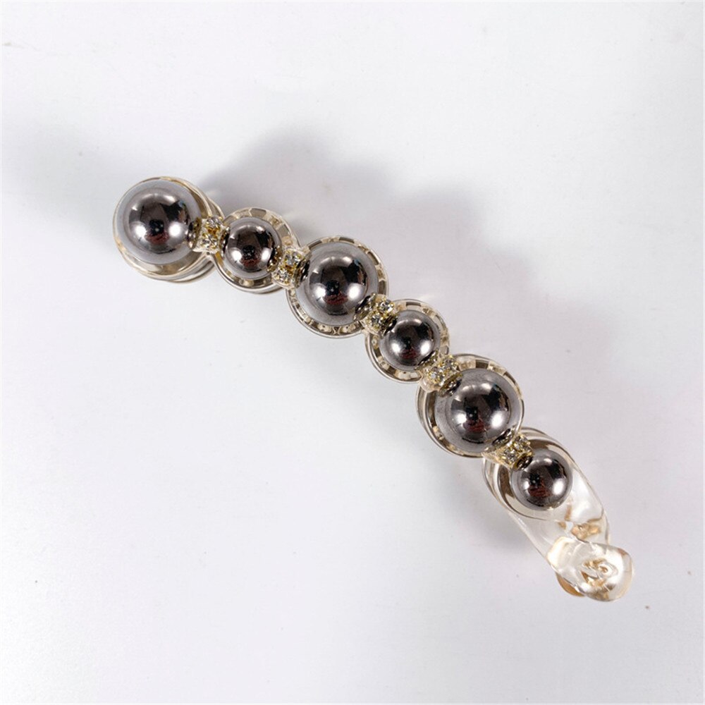 1Pc Parels Haarspelden Haar Clips Sieraden Banaan Clips Hoofddeksels Vrouwen Haarspelden Meisje Paardenstaart Haarspeldjes Haarspelden Accessoires: 5