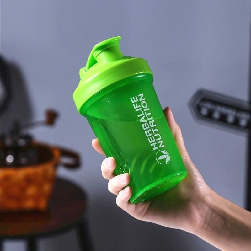 400ML sport secouer bouteille protéine de lactosérum mélange bouteille sport Fitness Fitness Portable en plein air en plastique boisson bouteille