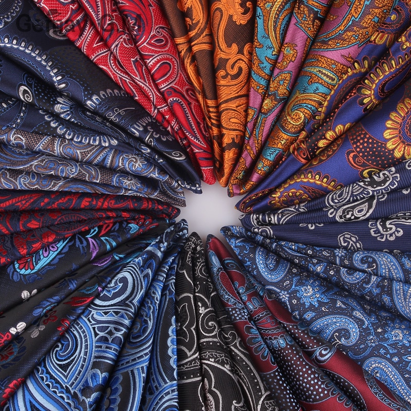 Mænd lommetørklæder hanky til mænd blomstret herre lommetørklæder afslappet jakkesæt firkantede lommetørklæde håndklæder til fest 25 cm x 25 cm