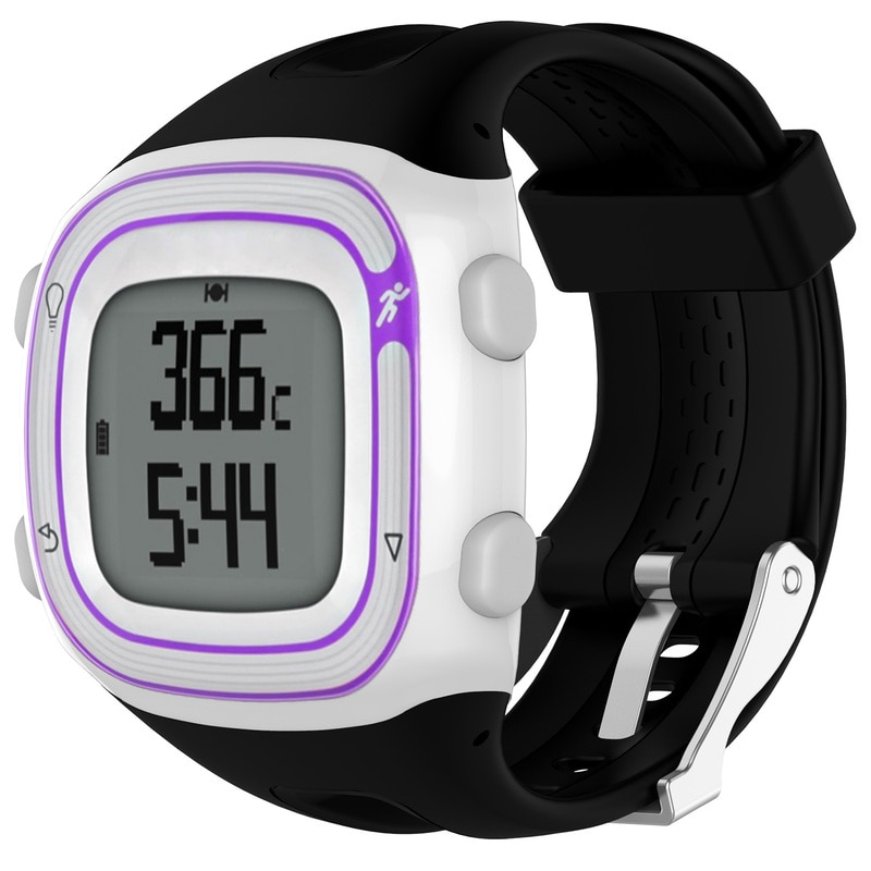 Silicone Watch Strap for Garmin Forerunner 10 15 GPS Running Sports Watch Small Large for Women Men Replacement Bands with Tools