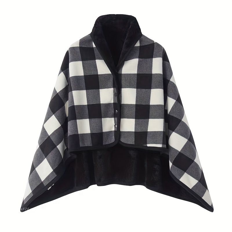 1pc Wearable Blankets Shawl Blanket Flannel Lazy Casual Office Blanket: Yellow