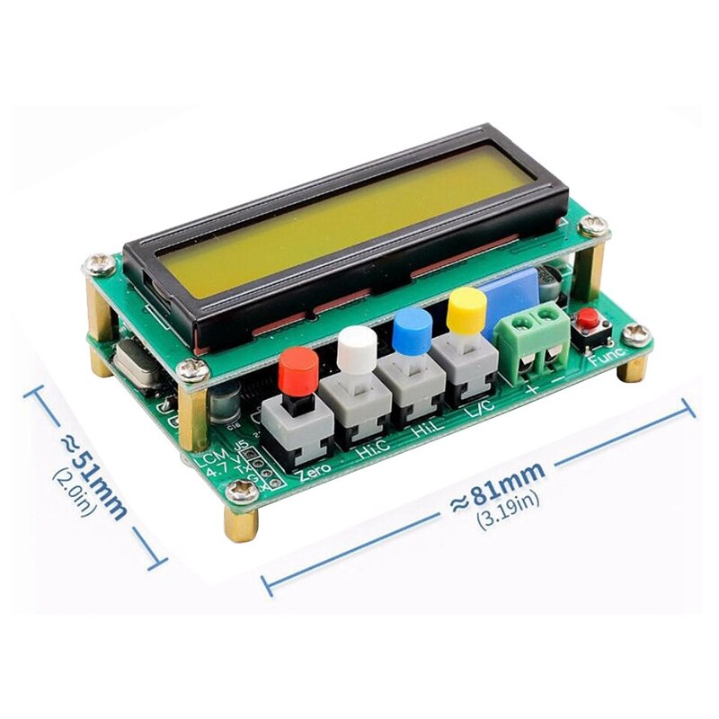 LC100-A Digital LCD High Precision Inductance Capacitance L/C Meter Capacitor Tester