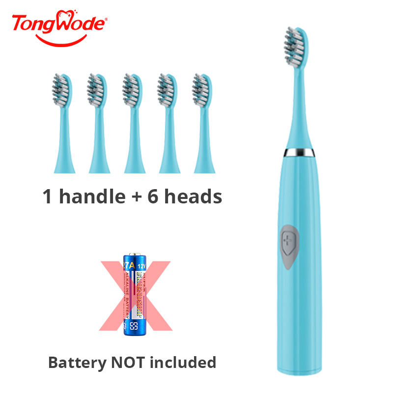 Tongwode Electric Toothbrush for Adults Soft Bristle Portable Battery Endurance IPX6 Waterproof Intelligent Effective Oral Care: Ivory