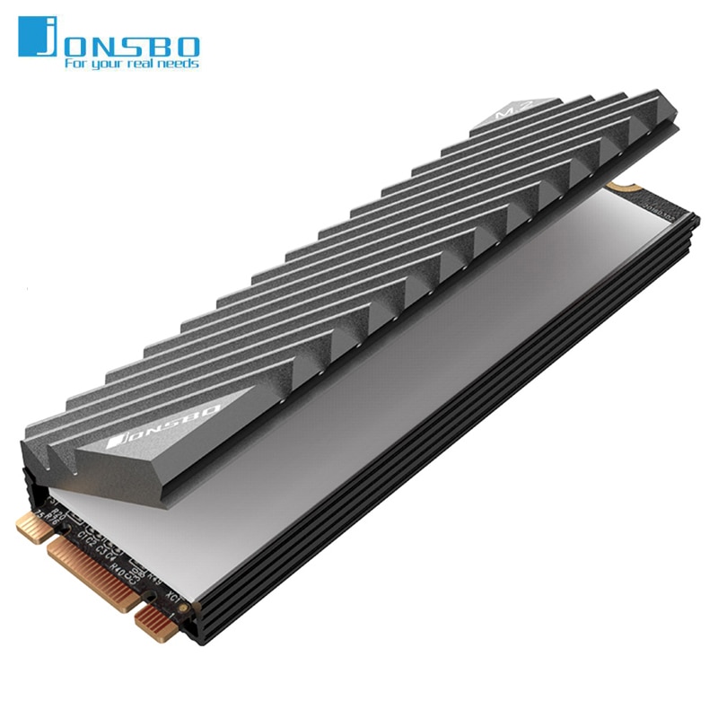 Jonsbo M.2 SSD NVMe Heat Sink heatsink M.2 2280 SSD Heat Disk Aluminum Heat Sink Dissipation Radiator for PC thermal gasket