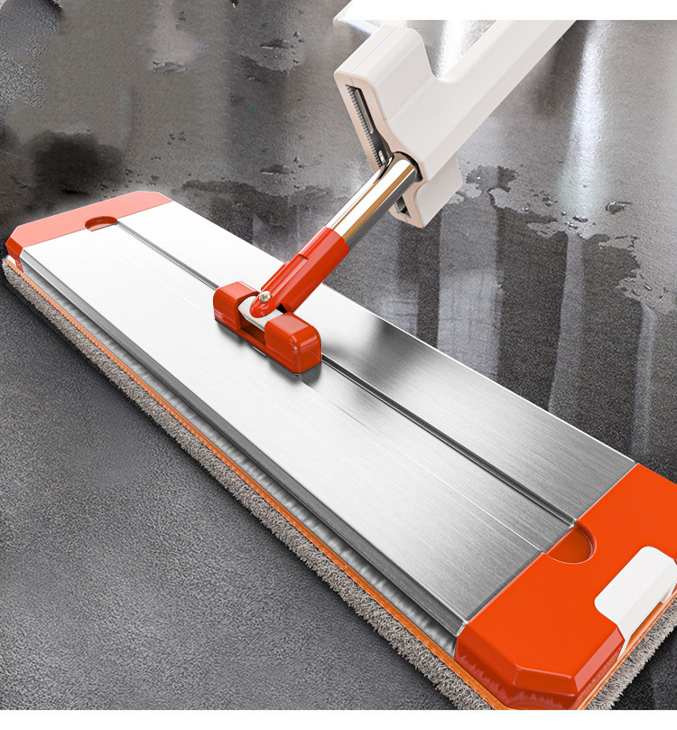 Aluminium Mopp Kopf für Waschen Boden Squeeze Besen für Haus und Küche Reinigung Flache Magie Spin Lappen Blitz bietet