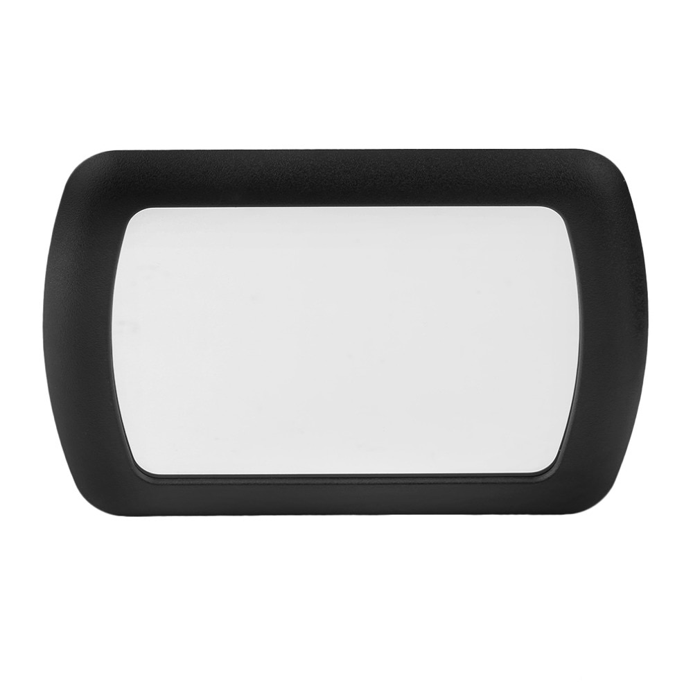 Espejo para visera de coche, espejo para maquillaje, sombra de sol, espejo cosmético ABS para maquillaje de automóvil, espejo de automóvil, estilo de coche