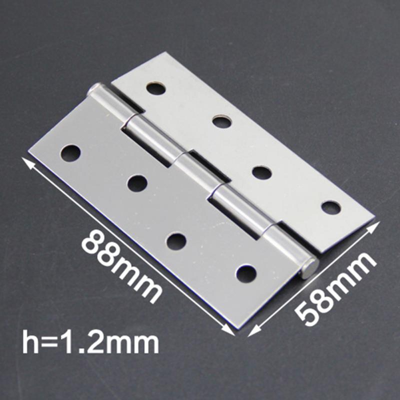 1 par 2/3/4 polegada dobradiça de aleta de aço inoxidável dobradiça contador volta backflap dobradiça